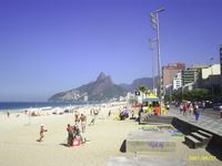 Strand bij RIO (Ipanema)